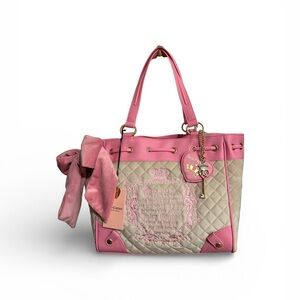 Juicy Couture Juicy Tale Fairytale Daydreamer Tote TikTok Viral Y2K New Pink
